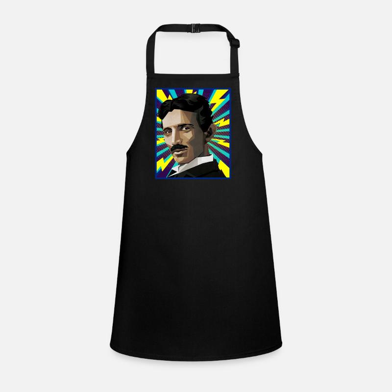 Nicola Tesla popart Schürze für Kinder