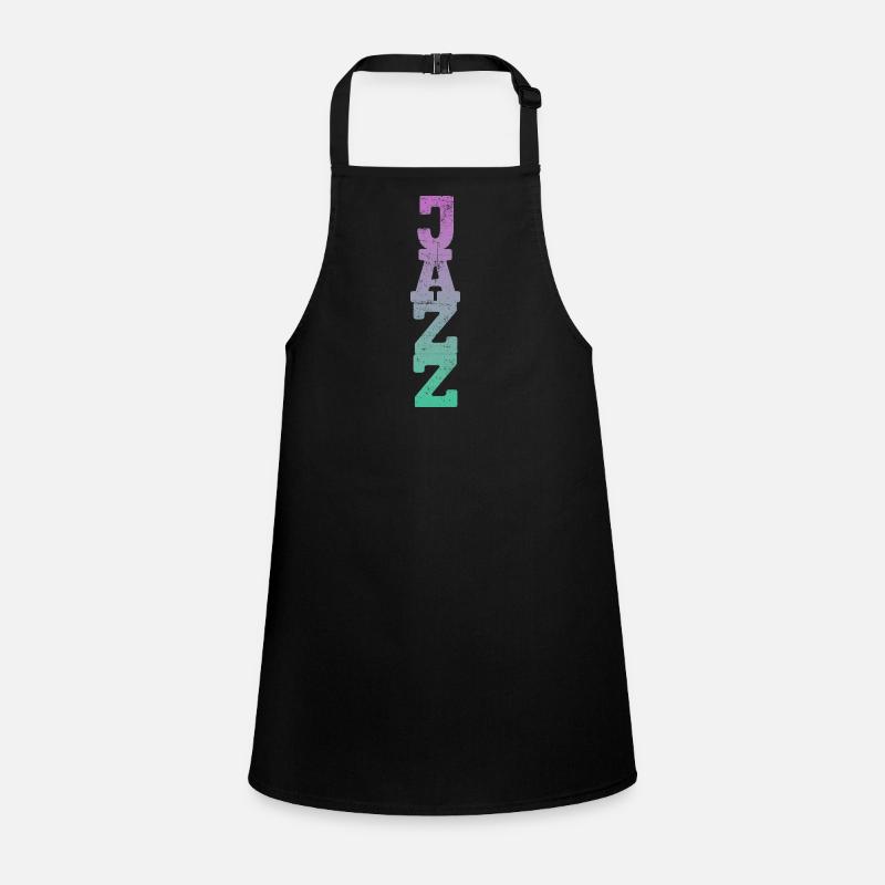 Jazz Musik Retro Schürze für Kinder