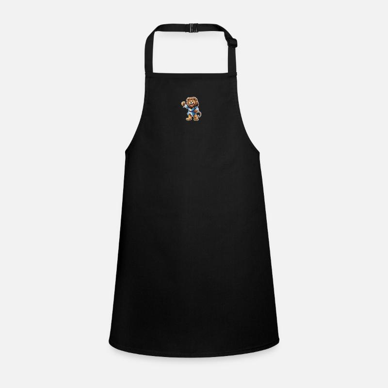 lion portant une robe Tablier Enfant
