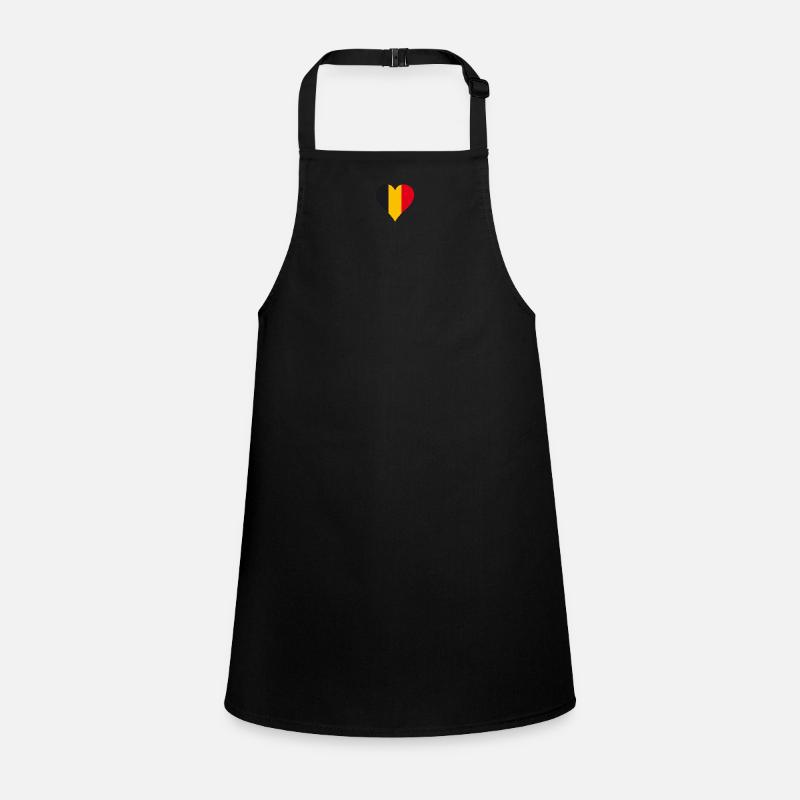 Cœur du drapeau belge Tablier Enfant