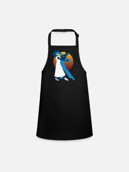 Waltz dancers - Children's Apron - black - Front