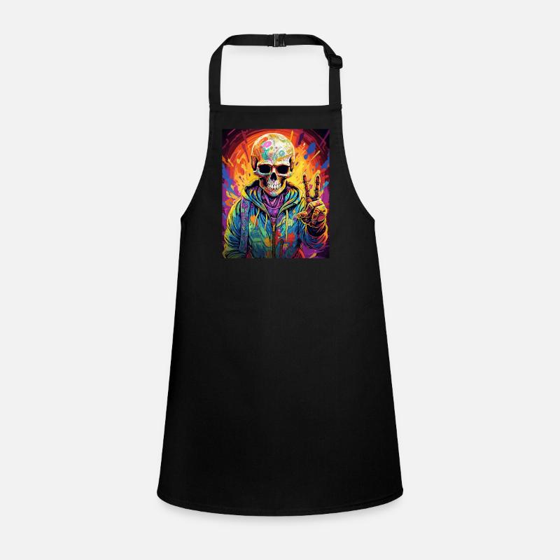 Cool skull skull for your cool look Children's Apron