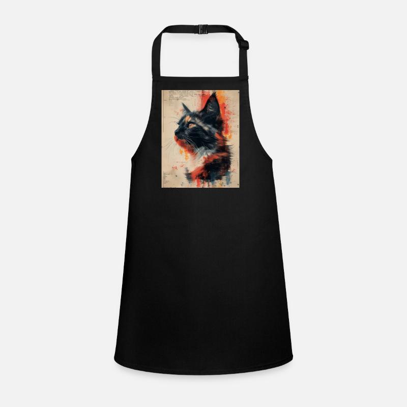 Whiskered Wonders: Vintage Cat Collage Artwork Children's Apron