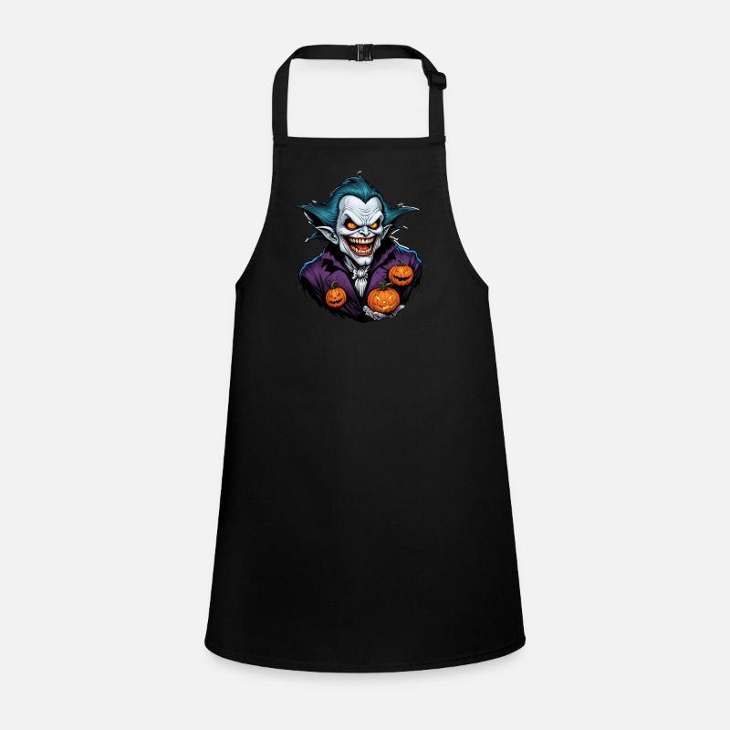 Halloween - Vampire Bloodsucker Horror with Pumpkin Children's Apron