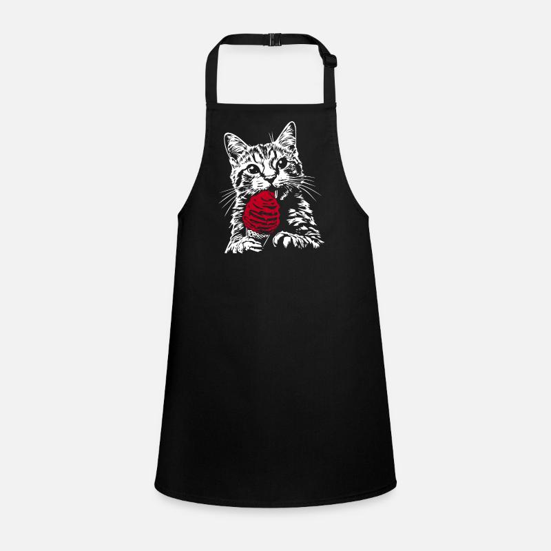 Lustige Katze Eis Schürze für Kinder