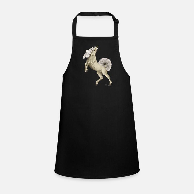 Licorne avec queue et crinière en pissenlit Tablier Enfant