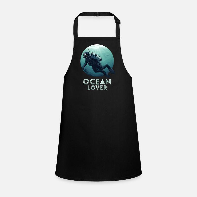 Ocean Lover Taucher Schürze für Kinder