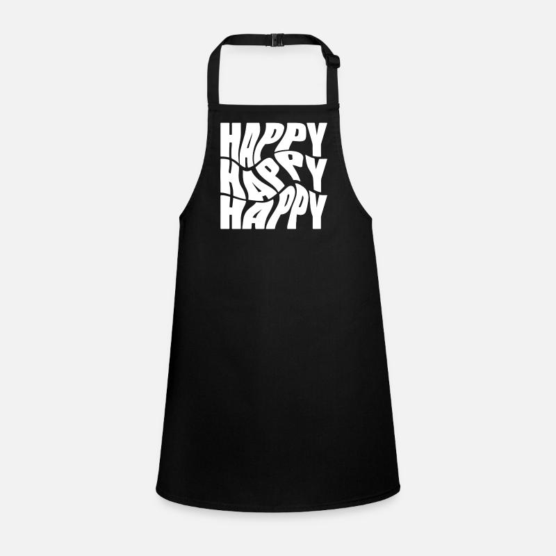 Bold Happy Graffiti Typography Children's Apron
