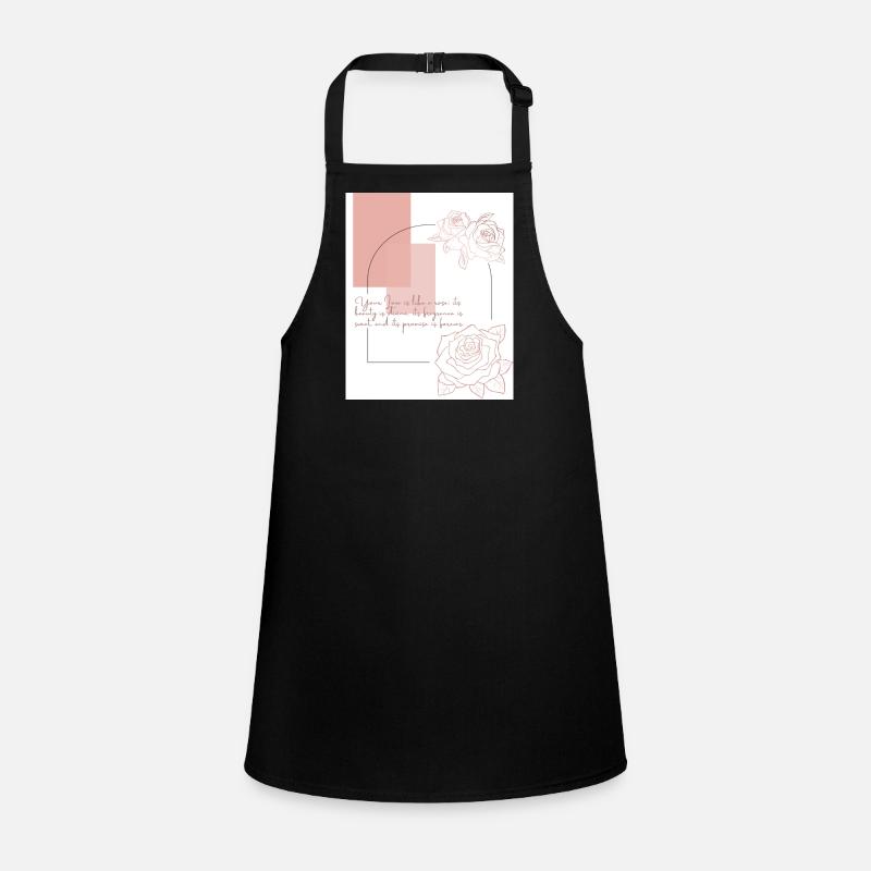 Geometric roses Children's Apron