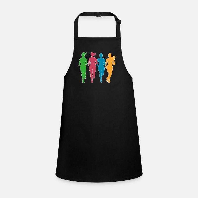 Joggers in action Children's Apron