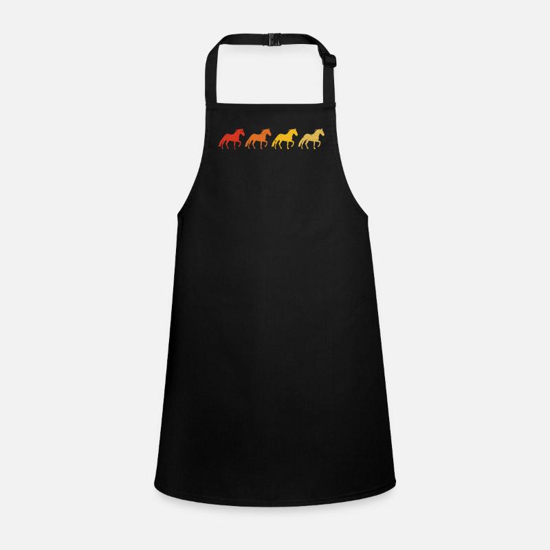 Retro horses Children's Apron