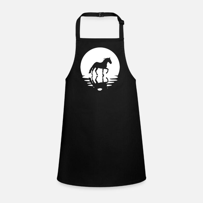 Circle and reflection - Horse - Children's Apron