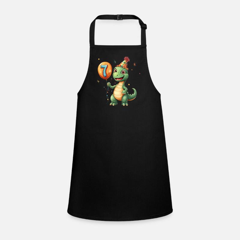 7th Birthday Dino Children's Apron