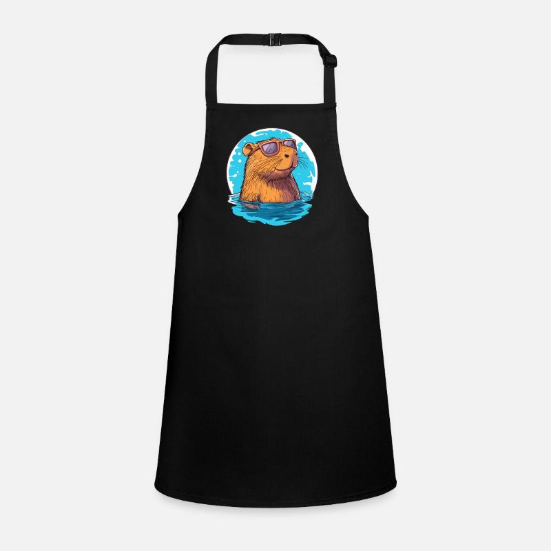 Capybara avec lunettes de soleil Tablier Enfant