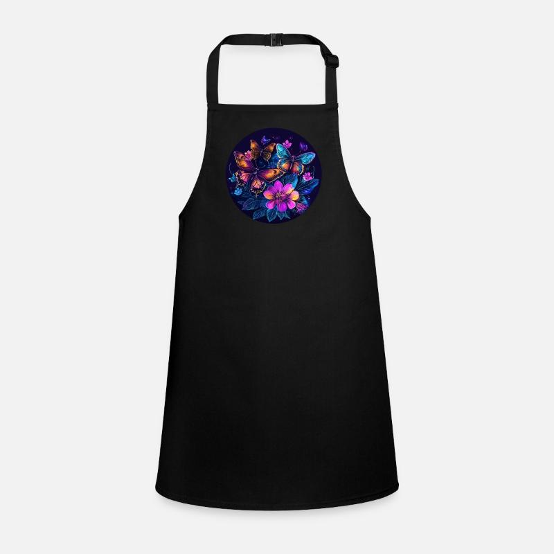 Glowing butterfly language Children's Apron
