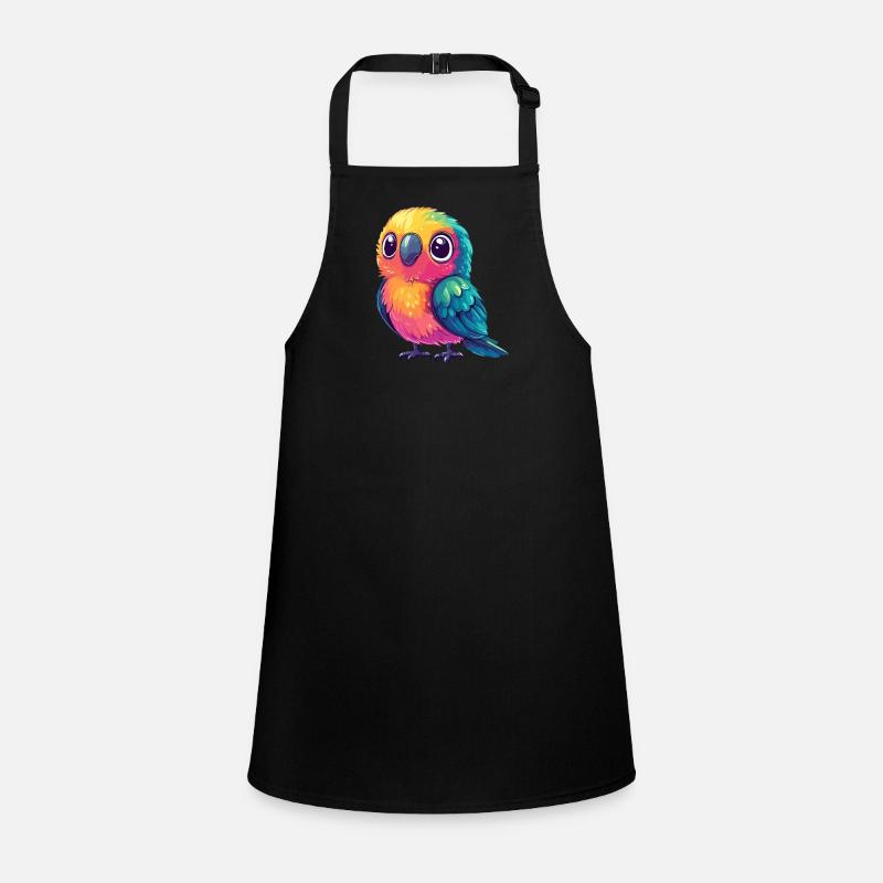 Colorful parrot cuddly Children's Apron