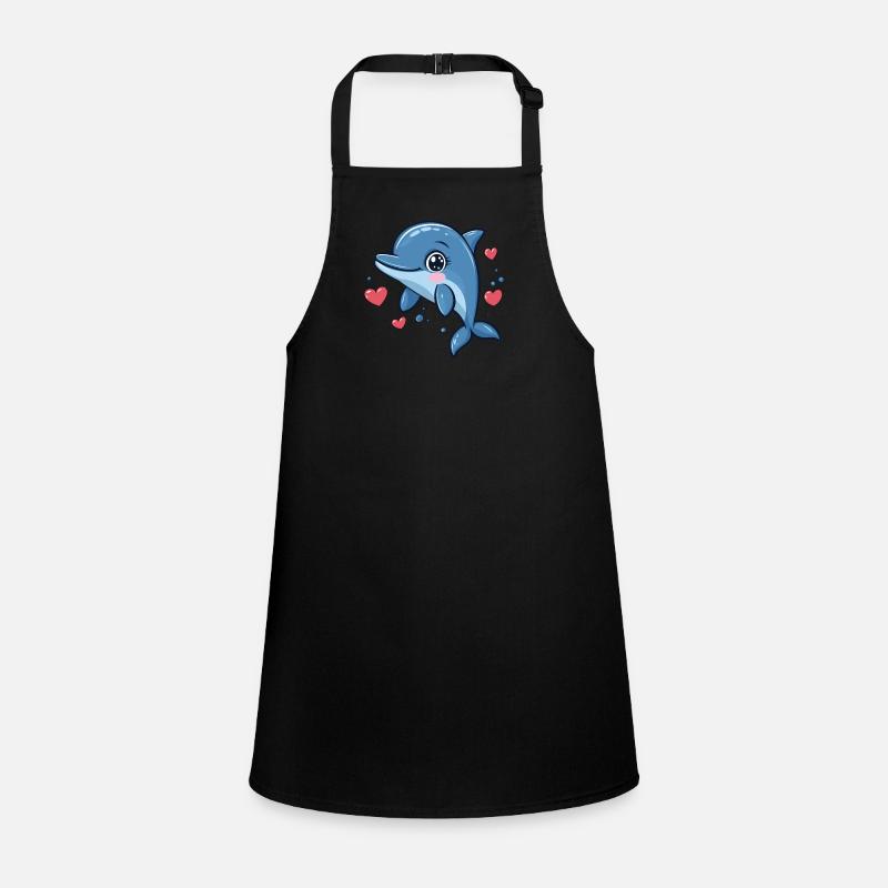 Herziger Delfin Schürze für Kinder