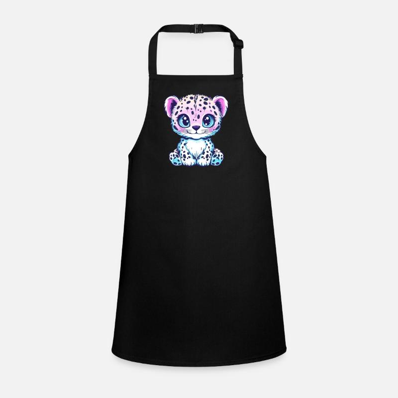 Pastel Leopard with Charm Children's Apron