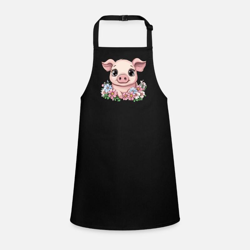 Cochon heureux Tablier Enfant