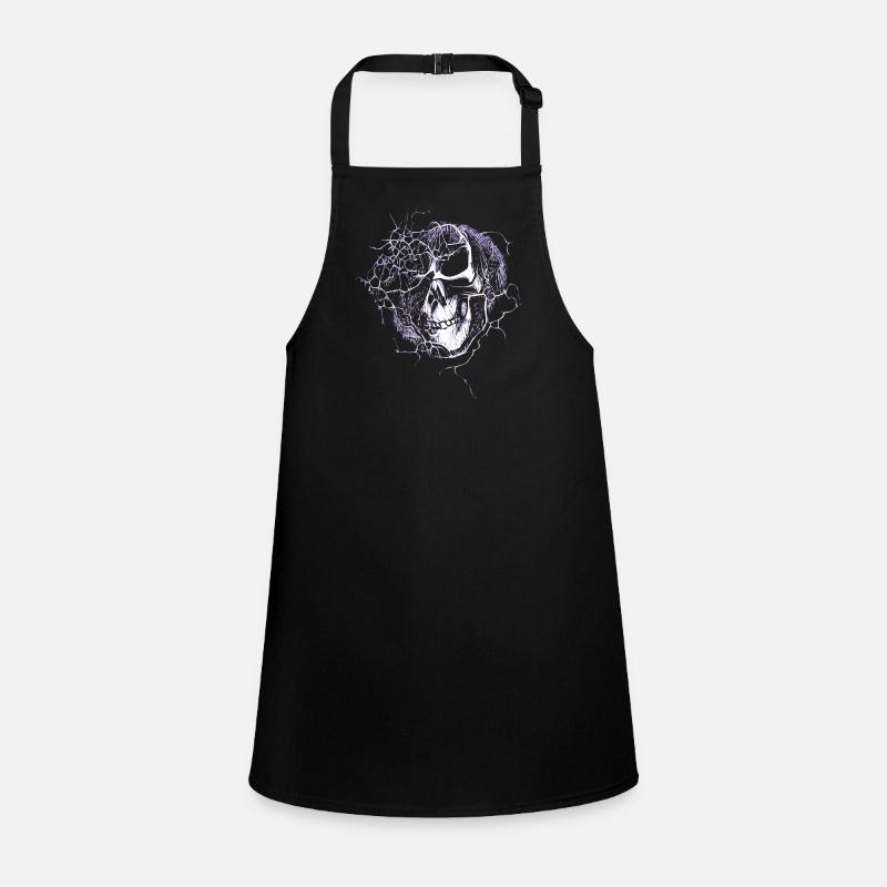 Thunder Halloween Skull Children's Apron
