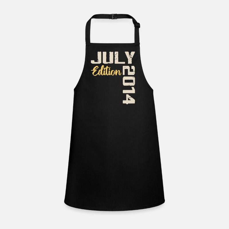 Juli 2014 Geburtstagsshirt Juli 2014 Schürze für Kinder