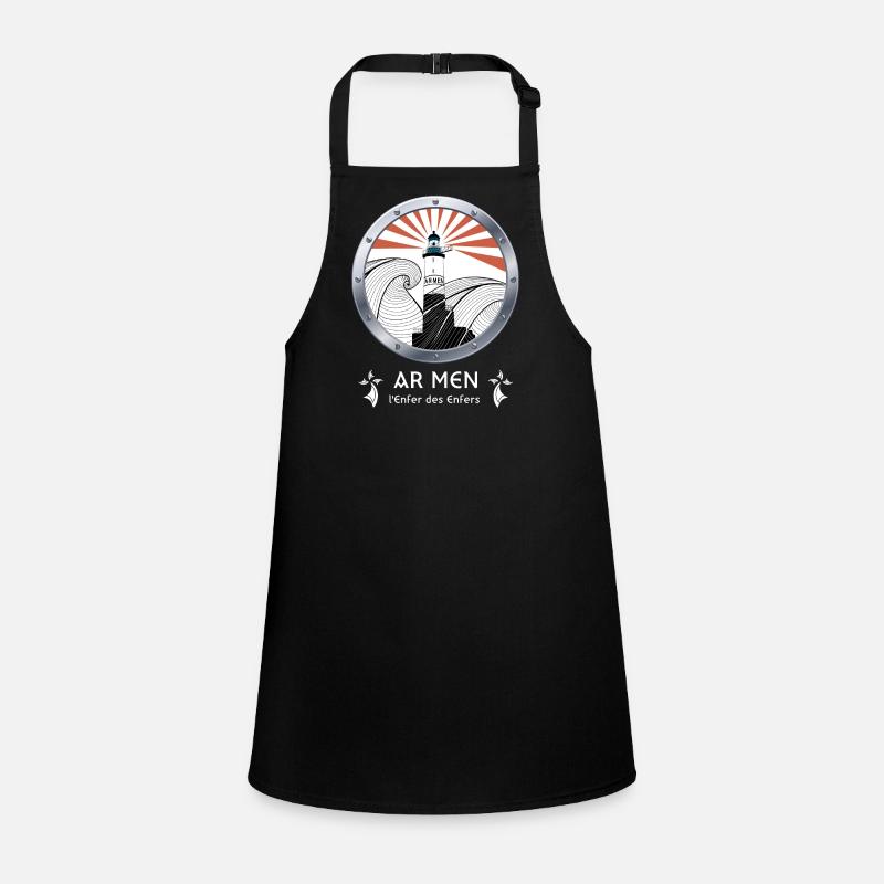 Phare d'AR MEN - BRETAGNE Tablier Enfant