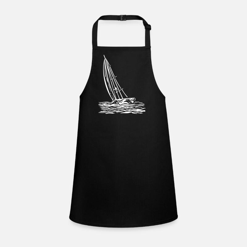Sailboat on the wind Children's Apron