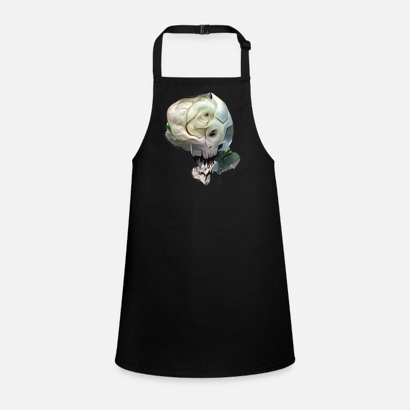 Skull Rose Children's Apron