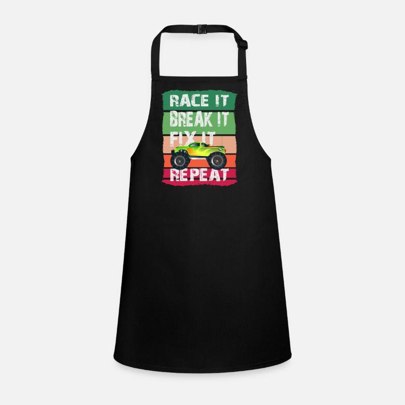 RC Model Car Children's Apron