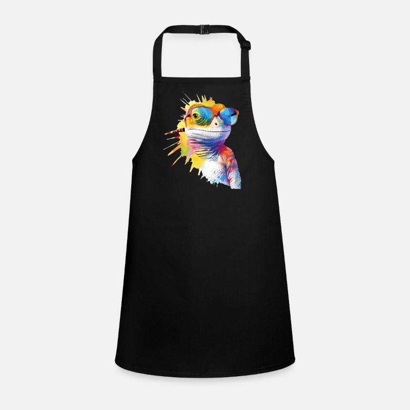 Pik die Eidechse Schürze für Kinder