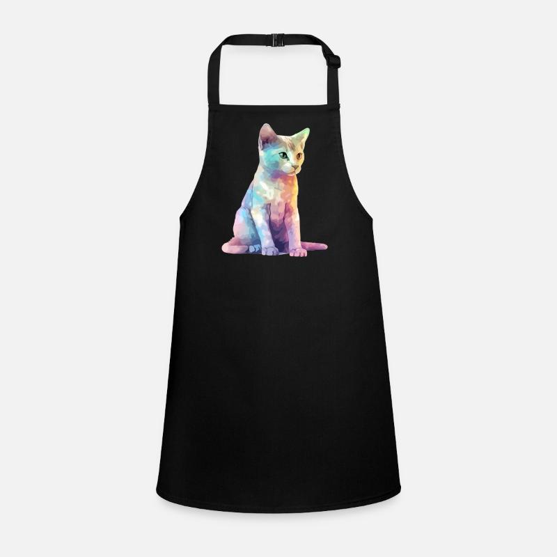 Miki le chat multicolore Tablier Enfant