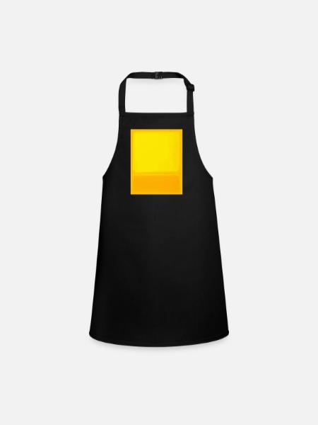 Rothko style in digital colors - Children's Apron - black - Front