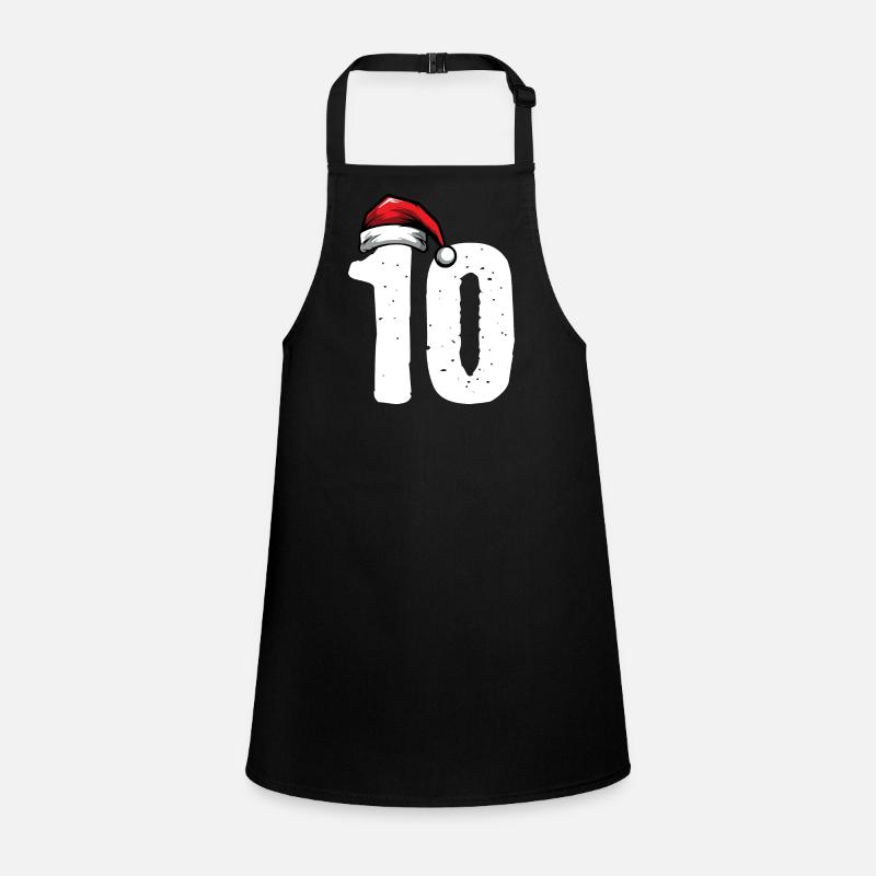 10 Numéro de Noël Tablier Enfant