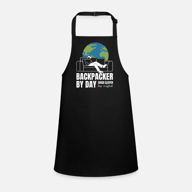 Backpacker by Day Couch Sleeper by Night Children's Apron