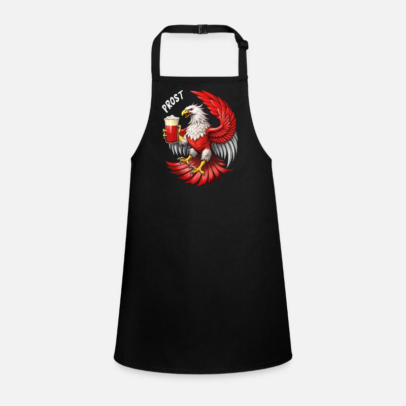Eagle with beer cool beer drinker design. Children's Apron