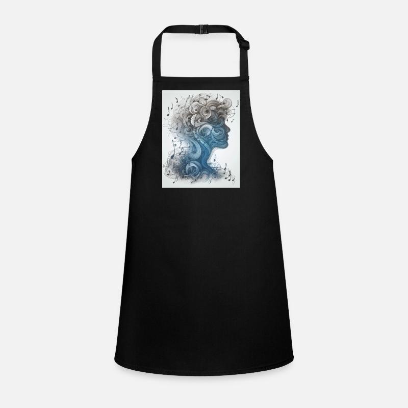 L’ mélodique : symphonie de pensées et de notes Tablier Enfant