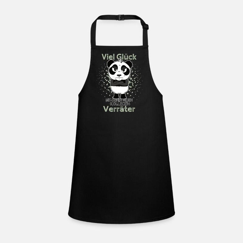 Bonne chance avec les nouveaux collègues Veräter Panda Tablier Enfant