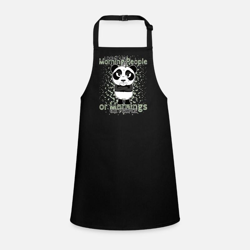 Don't Like Mornings – Grumpy Panda Humor Children's Apron