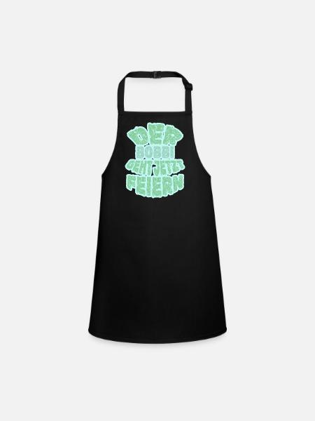 Bobbi - Children's Apron - black - Front