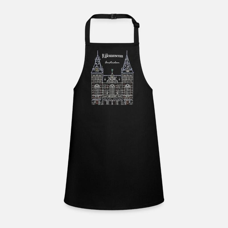 Amsterdam Rijksmuseum, Netherlands, hand drawing Children's Apron