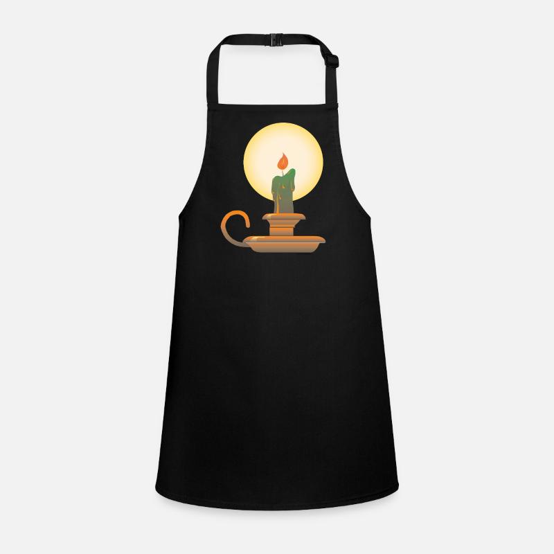 Candlestick | candlestick public Domain graphic Children's Apron