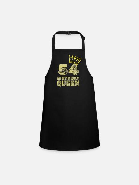 54 - Children's Apron - black - Front