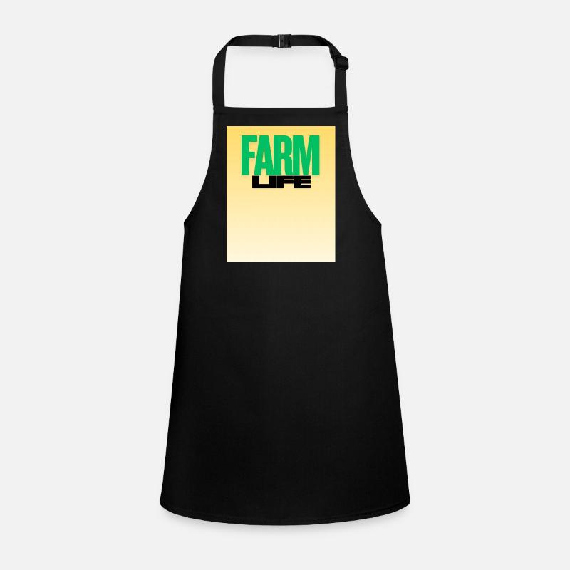 Farm Life Bold Typography Children's Apron