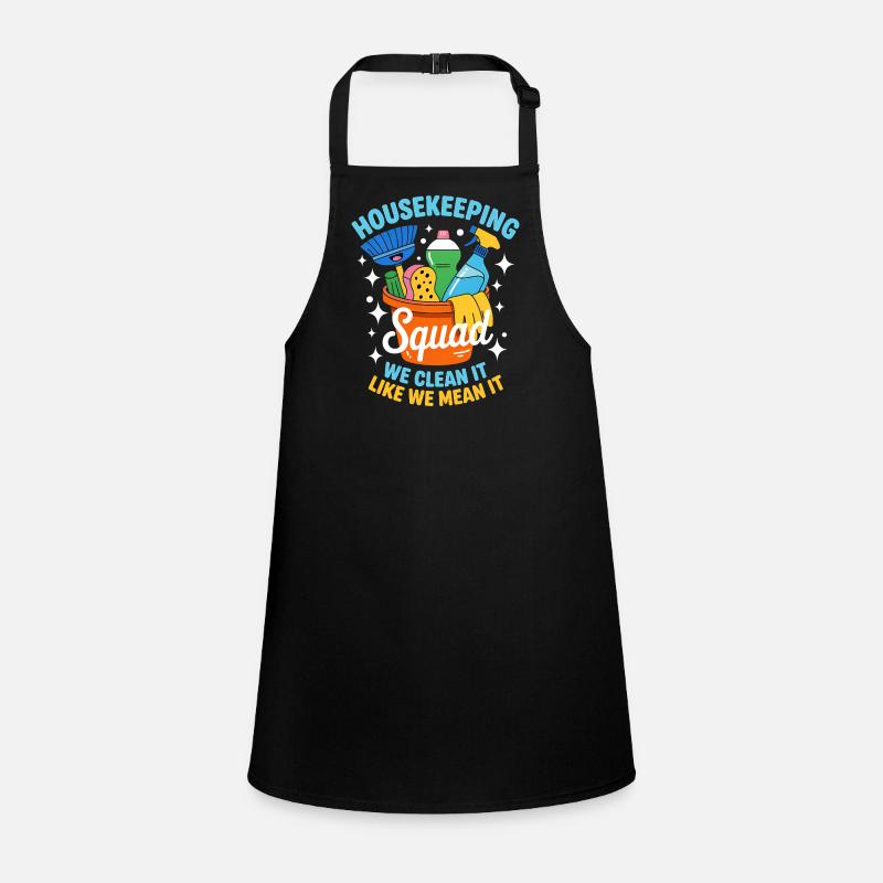 Funny Cleaning Design Children's Apron
