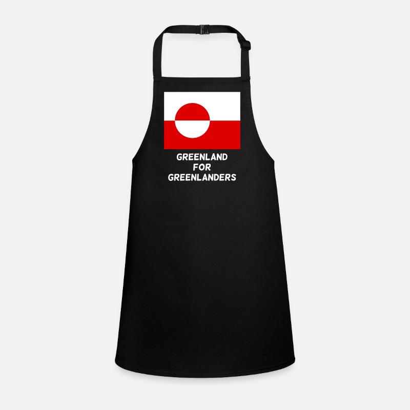 Greenland Flag Circle Emblem Children's Apron