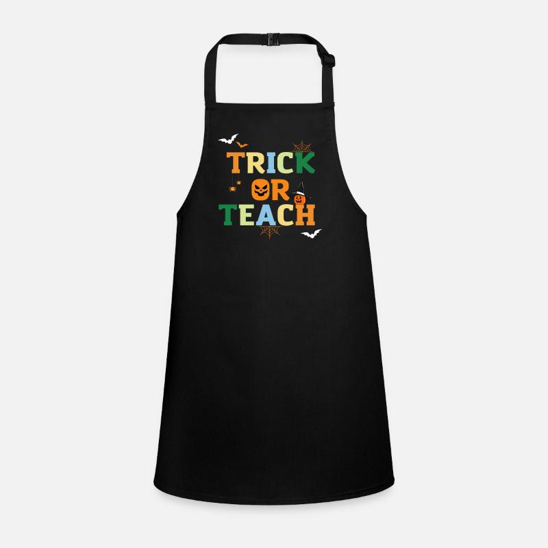 Trick or Teach Teacher Halloween Gift Children's Apron