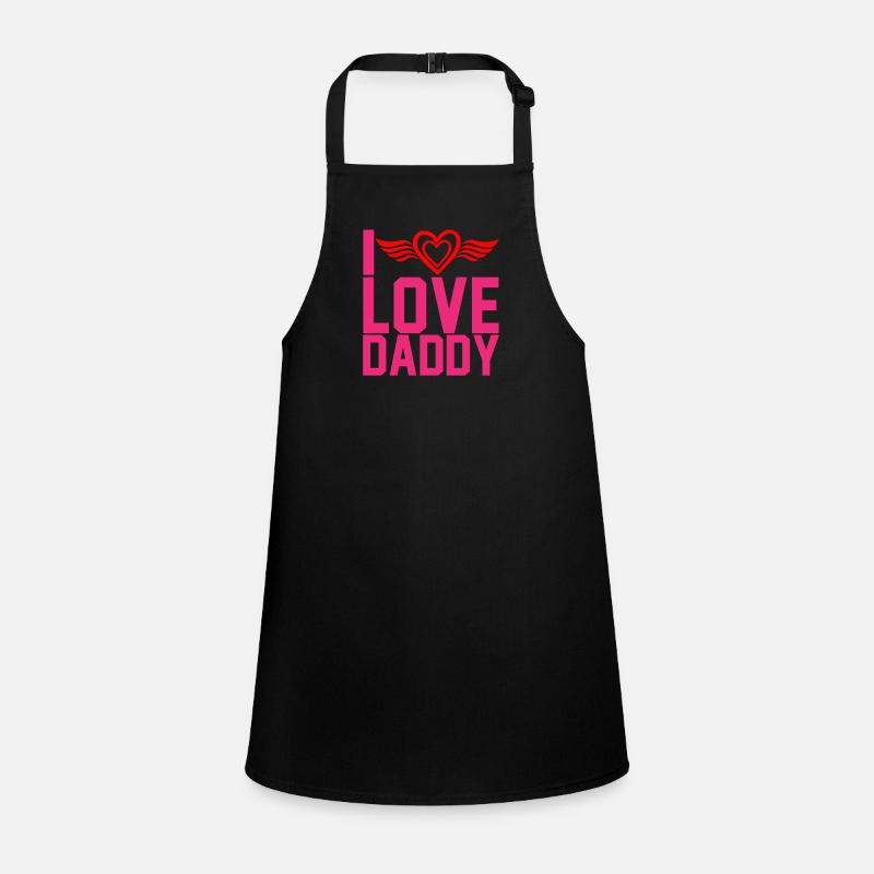 "I love daddy" Children's Apron