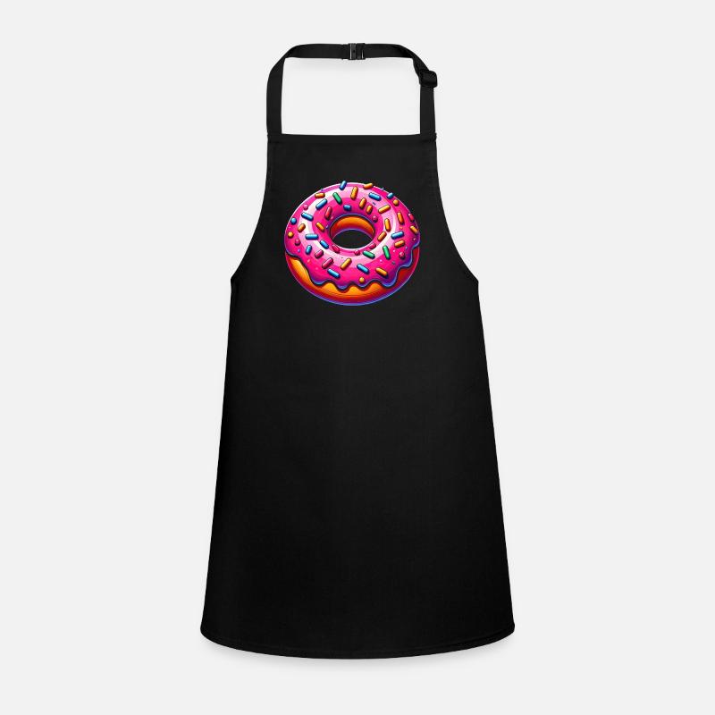 Vibrant Donut Delight Children's Apron
