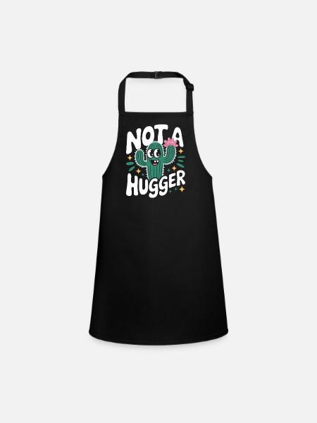 Cactus Cacti Desert Plant - Children's Apron - black - Front