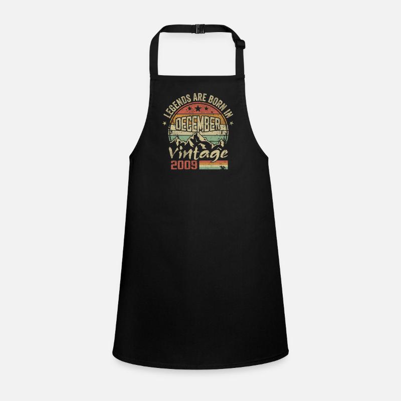 Legends were born in December 2009 - 2009 December Children's Apron